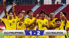 Kết quả U22 Philippines 1-2 U22 Malaysia: U22 Malaysia giành HCĐ SEA Games 33